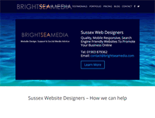 Tablet Screenshot of brightseamedia.com